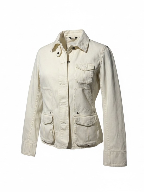 J. Crew Jackets & Blazers - J. Crew Cream Utility Jacket with Patch Pockets